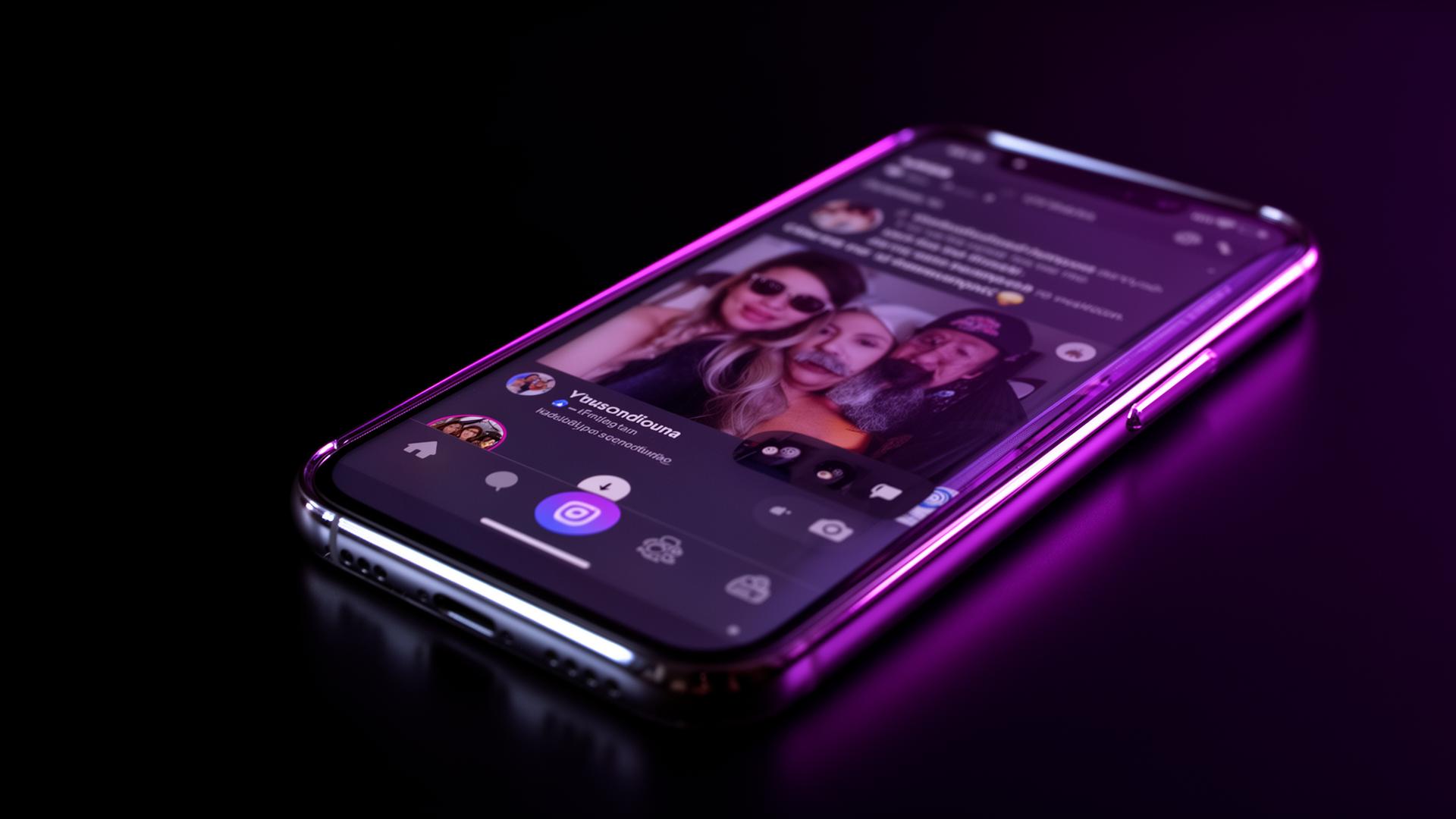 Creator on phone